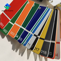 Jiangtai gravure Laser découpe abs double couleur feuille de plastique pour matériaux de signe