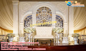 Marco Decorativo para Fondo de Ceremonia de Boda, Paneles de Fondo para Boda Asiática, Decoración de Marco Dorado para Boda, Australia - Product Image 6