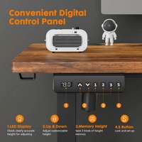 AJUNION Vente à chaud Bureau ergonomique Bureau d'ordinateur électrique réglable en hauteur Table de bureau debout