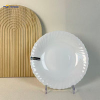 Vaisselle en porcelaine de haute qualité en gros - Vaisselle écologique, compatible lave-vaisselle, motif floral plat, résistant à la chaleur, pour restaurant quotidien