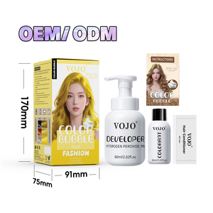 VOJO Wholesale Plant Formula Ammonia Free Bubble <strong>Hair</strong> <strong>Dye</strong> Long-lasting <strong>Hair</strong> Color Suitable <strong>for</strong> Both <strong>Men</strong> and Women to Use at Home - Product Image 4
