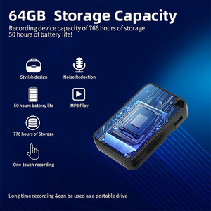 Enregistreur vocal numérique professionnel miniature activé par la voix, stylo <span class=keywords><strong>dictaphone</strong></span> HD 16 Go, lecteur MP3, produit de sécurité et de protection - Product Image 4