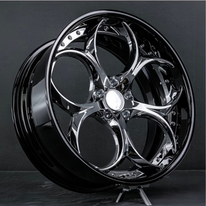 Jantes en alliage d'aluminium forgées sur mesure, 2 pièces, style trèfle à quatre feuilles, compatibles BMW <span class=keywords><strong>Alfa</strong></span> <span class=keywords><strong>Romeo</strong></span> 5x112, 18-23 pouces, jantes de voiture pour passagers - Product Image 2