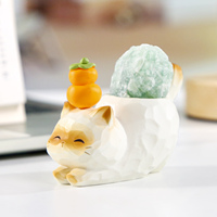 Boîte Surprise Figurines Énergie Cristalline Chat PAI Thème Boîte Mystère Modèle Aléatoire Figurines d'Action Figurine de Collection Décoration Maison