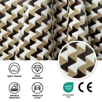 Tissu en velours coupé pied-de-poule 450 à 520 g/m² en polyester tricoté pour ameublement de canapé et chaise, vente en gros UE