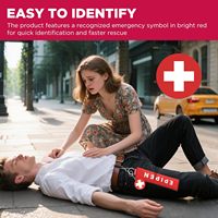 Prix d'usine - Sac médical portable souple pour 1 EpiPen - Étui de secours pour enfants et adultes - Étui seul