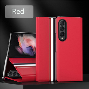 Étui de téléphone portable en cuir pliable anti-rayures antichoc PC housse de protection arrière de téléphone portable pour Samsung Galaxy <span class=keywords><strong>Z</strong></span> <span class=keywords><strong>Fold</strong></span> 3 <span class=keywords><strong>4</strong></span> - Product Image 5