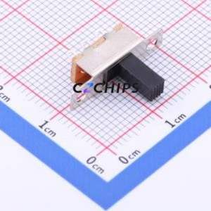 SS-12F15-G070 Slide Switch Through hole Component (THT) Switch Single Pole Double Throw Rectangle Pin Header Solder Tab 19.5mm - Product Image 1