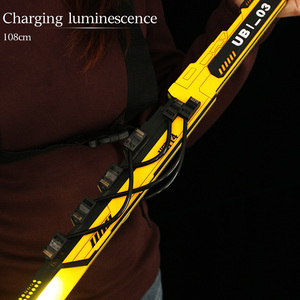 充電式カタナ108cm発光おもちゃコスプレカラフルボーイズクリスマスプレゼントソードプラスチックアクリルカタナ - Product Image 5