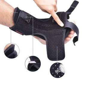 Orthèse de cheville pour pied tombant, attelle de soutien pour inversion et éversion du pied, sangle de fixation réglable en fibre de polyester respirante - Product Image 1