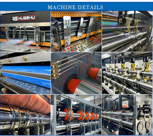 Nuova Macchina Automatica per la Produzione di Scatole di Cartone <span class=keywords><strong>0922</strong></span> con Stampa Flessografica a 2 Colori, Fustellatrice Rotativa e Rimozione dei Rifiuti - Product Image 3