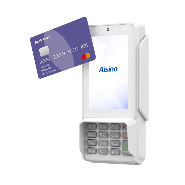 Android Master IC Card Reader Pinpad Handheld POS System Mobile Payment Terminal Smart Pinpad