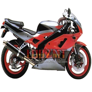 Kit carrosserie pour <span class=keywords><strong>KAWASAKI</strong></span> <span class=keywords><strong>NINJA</strong></span> ZXR250 ZX 2R R250 ZX-2R ZXR-250 Rouge Gris 89 <span class=keywords><strong>90</strong></span> 64LQ.93 ZX2R ZXR 250 ZX-R250 1989 1990 Carénages - Product Image 1