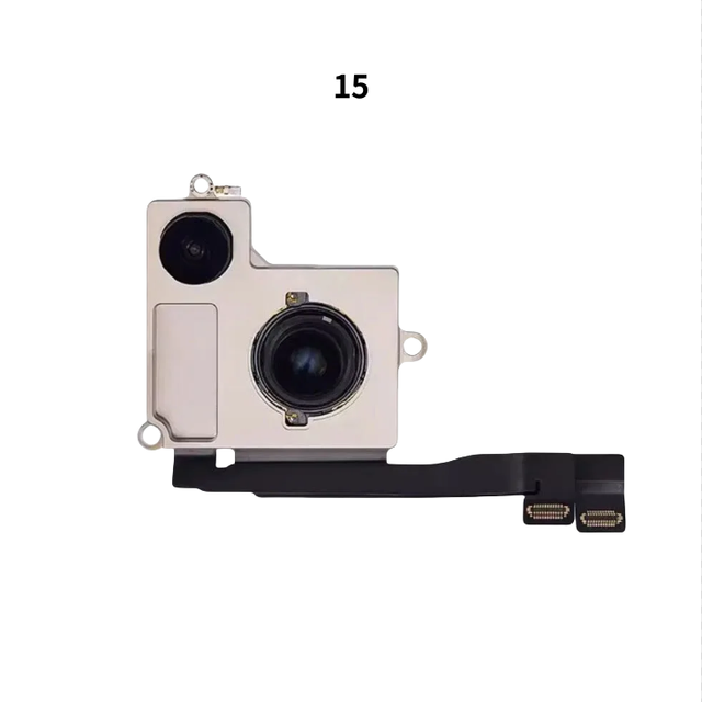 100% Pass Tested Original Rear Main Lens Flex Cable Camera for iPhone 15 15 Plus 15 Pro 15 Pro Max Electronics Repair Parts