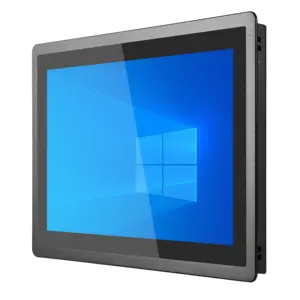 2023 baru populer 18.5 ''industri kapasitif Panel sentuh PC All-In-One tertanam Win10 Linux IP66 aluminium Case dengan 3mm Bezel