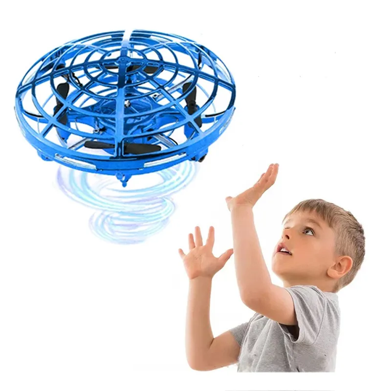2022 Global Drone Gesture Sensing UFO Drone with Light toys for kids Sensing Control