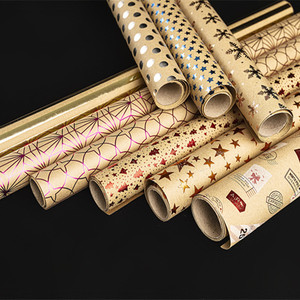 Giấy gói quà in họa tiết Giáng sinh, giấy gói quà sinh nhật, giấy gói quà chất lượng cao, giấy kraft - Product Image 1