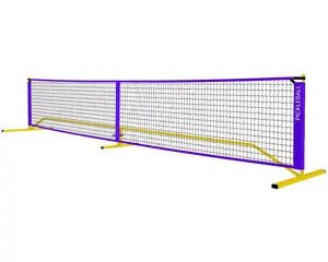 2024 gros Portable Tennis Pickleball Net 22ft accessoires de régulation pour une utilisation extérieure et intérieure personnalisable