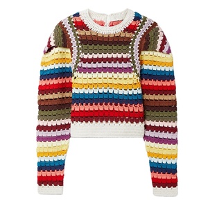 2022 personnalisé OEM & ODM <span class=keywords><strong>pull</strong></span> au <span class=keywords><strong>crochet</strong></span> femmes évider à la main au <span class=keywords><strong>crochet</strong></span> tricots manches longues <span class=keywords><strong>pull</strong></span> femmes <span class=keywords><strong>pull</strong></span> - Product Image 6
