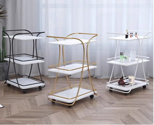 LE Beauty <b>Cart</b> Hair Salon <b>Tool</b> <b>Cart</b> 3Tier Beauty Shelf Hair Salon Beauty Parlor <b>Cart</b> - Product Image 4
