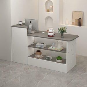 Mostrador de Caja Simple y Moderno para Tienda de Ropa Pequeña, Tienda de Conveniencia, Recepción - Product Image 4