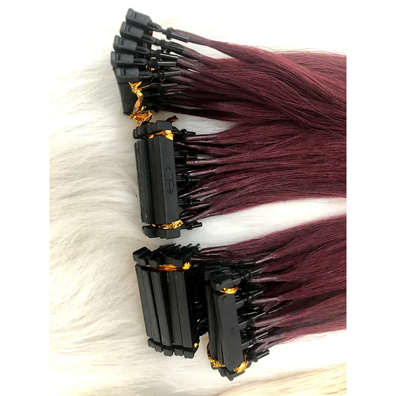 2022 Hot Sell Newest Hair Technician Invisible and Comfortable Second Generation 6D Hair Extensions
