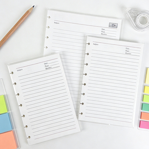 Ricariche per Quaderno Personalizzabili <span class=keywords><strong>A4</strong></span> <span class=keywords><strong>a</strong></span> Punti/Righe/Blanco/Griglia, 11 Dischi, Ricariche di Carta per Rilegatura <span class=keywords><strong>a</strong></span> Disco - Product Image 1