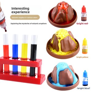 Kit STEM para Bebés, Juguete Educativo de Aprendizaje, Experimento de Erupción Volcánica, Material Científico Creativo, Modelo con Componentes de Plástico - Product Image 2