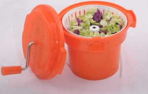 Máy vắt salad thương mại Modern12L/25L kiểu quay tay, màu cam xanh, chất liệu nhựa PP, thiết kế dùng cho nhà bếp - Product Image 2