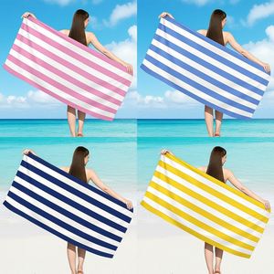 Customize Size Free Logo Print Fast Delivery Summer Large Recycled Microfiber Beach Towels Luxury - Product Image 1
