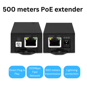 Mini boyut 10/100Mbps uzun mesafe PoE genişletici kadar 500m 30W/60W/90W IEEE802.3AF/ST/BT PoE + tekrarlayıcı - Product Image 2