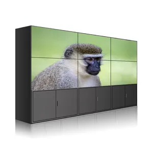 Tela lcd 700nits 4k led parede de vídeo para centro de compras, fábrica, 55 polegadas 1.8mm, suporte de vídeo técnico, tft interno