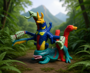 โมเดลไดโนเสาร์ของเล่นสัตว์พลาสติกสำหรับเด็ก 4-6 ปีของเล่นวิทยาศาสตร์เพื่อการศึกษา - Product Image 2