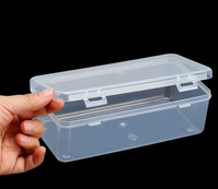 Boîte de rangement et d'affichage multi-usages, conteneur en plastique PP sur mesure en gros avec couvercle à clipser