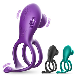 Purple Vibrating Cock Ring