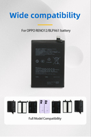 Batterie au lithium-ion BLPA61 haute capacité 5000mAh pour remplacement d'alimentation longue durée OPPO Reno12 & Reno12 Pro en stock
