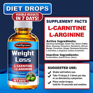 Minuman pelangsing herbal catu daya l-carnitine l-arginine tetes cairan pembakar lemak alami - Product Image 2