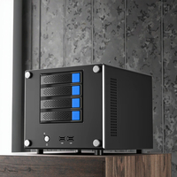 Servidor de Almacenamiento NAS GODSPM LY-NASH 2025 de 4 Bahías, 32 TB, RAID 5/6, USB, SSD, Respaldo de Video 4K, Encriptación AES, Solución de Nube B2B, en Stock
