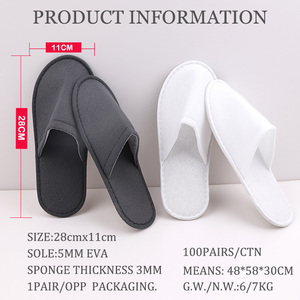 نعال فندقية قطنية صديقة للبيئة بالجملة للضيوف - تخصيص العلامة التجارية مريحة وقابلة للتنفس للفنادق والسفر - Product Image 5