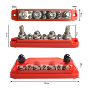 <span class=keywords><strong>200</strong></span> 600 một DC 48V đồng thau PC cơ sở Bìa thép không gỉ LiFePO4 pin liên kết phân phối điện khối điện thanh xe buýt hộp - Product Image 6