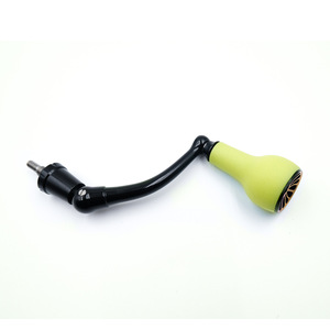 Empuñadura para Carrete de Pesca de 66 mm, Fibra de Carbono de 27 mm, TPE Verde, Compatible con Carretes de Spinning Penn 420ss 430ss - Product Image 1