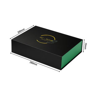 Caja Magnética con Cierre, Logotipo Personalizado, Estampado en Caliente, Caja Magnética Rígida de Cartón, Bolsa para Pelucas, Caja de Embalaje para Regalos de Ropa, Mate - Product Image 2