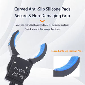 Mini Pinza Neumática Industrial para Accesorios de Robot, Detección Magnética de Tubos Preformados para Construcción, PG25 Arc Chuc - Product Image 5