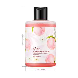 Gel Douche Hydratant et Rafraîchissant à la Pêche 400ML, Marque Privée BPDE, Naturel - Product Image 6
