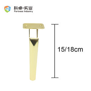 Accessoires de luxe modernes : <span class=keywords><strong>Pieds</strong></span> de table et de canapé en métal doré, chrome, fer, pour table basse et mobilier moderne - Product Image 2