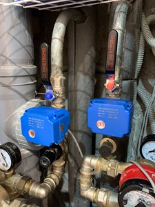 Détecteur de fuite d'eau populaire en Russie avec <span class=keywords><strong>auto</strong></span>-vérification mensuelle - Système d'alarme complet avec 2 vannes automatiques DN15 et 4 capteurs Jack de 2,5 mm - Product Image 6