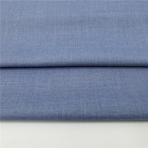 camisas de tela de teñido tejido suave de color sólido venta al por mayor 33% viscosa 64% poliéster 3% Spandex para ropa - Product Image 4
