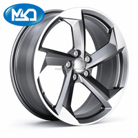 Jante en alliage d'aluminium forgé OEM 21 pouces 5x114.3 finition gris bronze, compatible avec Audi, capacité de charge élevée, fournisseur direct d'usine ODM