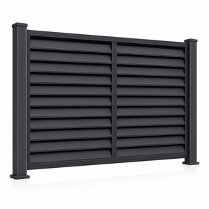 Vallas de Aluminio Modernas de Alta Calidad con Rejillas, que Ofrecen Privacidad y un Diseño de Alta Gama Venta Directa de Fábrica - Product Image 1