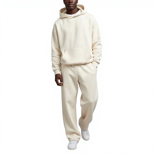 Survêtements personnalisés épais, ensembles de sweats à capuche et pantalons de jogging, vestes et pantalons de survêtement en coton pour hommes, fabrication OEM - Product Image 3